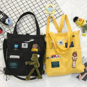 帆布包女斜挎大容量韩风单肩包